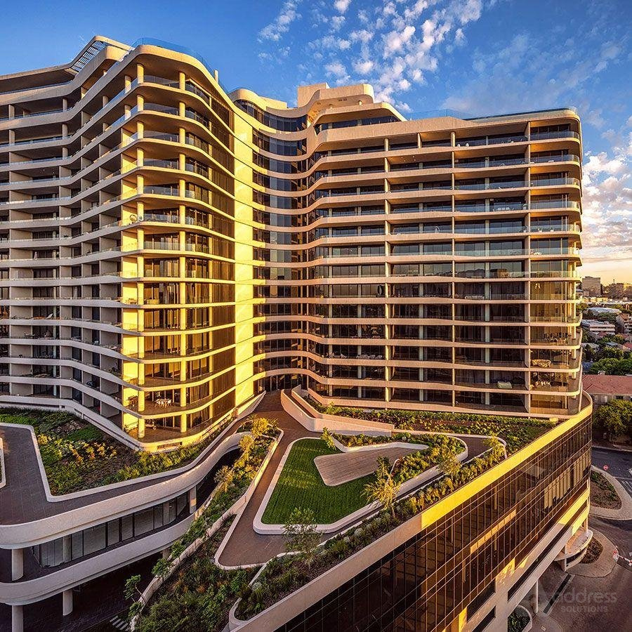 Premium curved residential development building